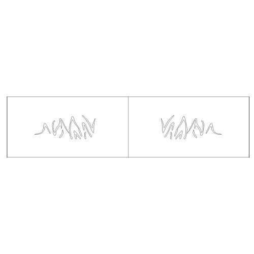 Lure stencil - 5cm - 11