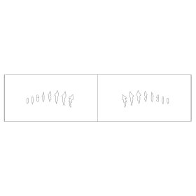 Lure stencil - 5cm - 12