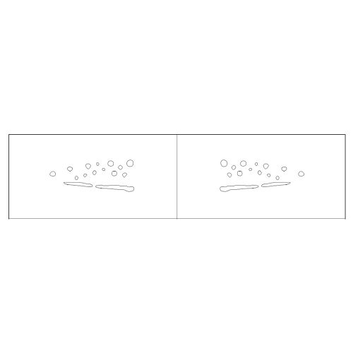 Lure stencil - 5cm - 13