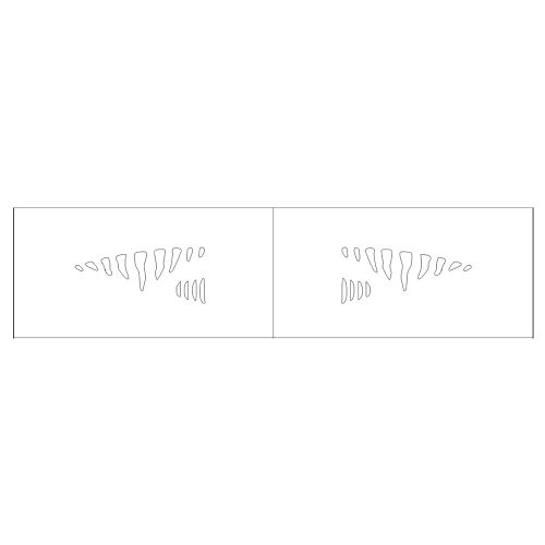 Lure stencil - 5cm - 14