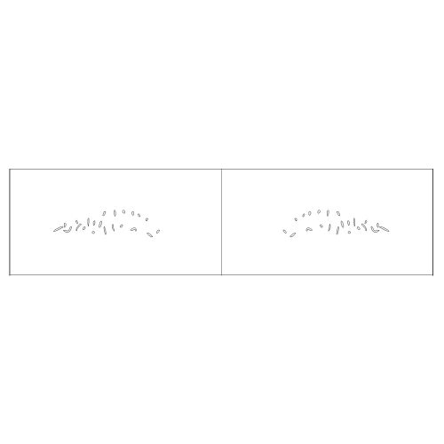 Lure stencil - 5cm - 15