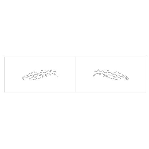 Lure stencil - 5cm - 16