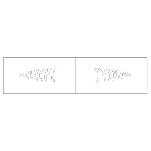 Lure stencil - 5cm - 17