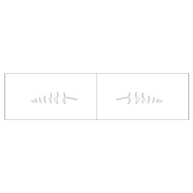 Lure stencil - 5cm - 18