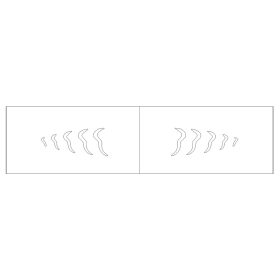 Lure stencil - 5cm - 3