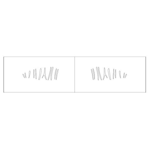 Lure stencil - 5cm - 6