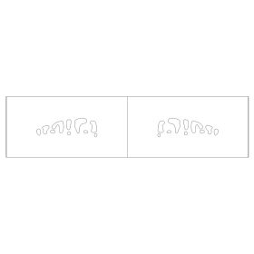 Lure stencil - 5cm - 8