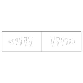 Lure stencil - 6cm - 1