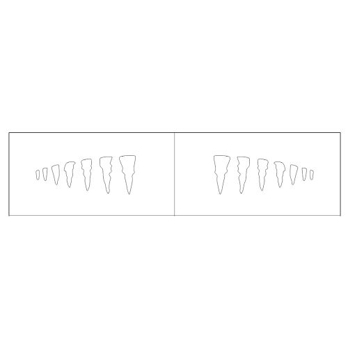 Lure stencil - 6cm - 1