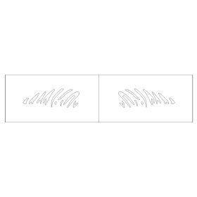 Lure stencil - 6cm - 10