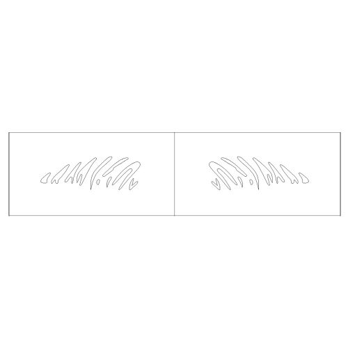 Lure stencil - 6cm - 10