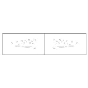 Lure stencil - 6cm - 13