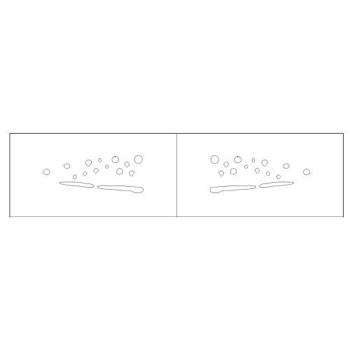 Lure stencil - 6cm - 13