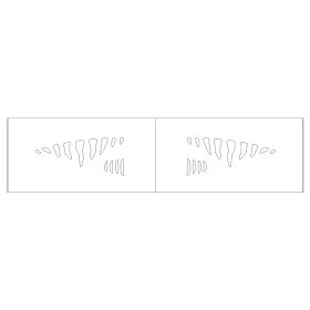 Lure stencil - 6cm - 14