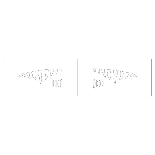 Lure stencil - 6cm - 14