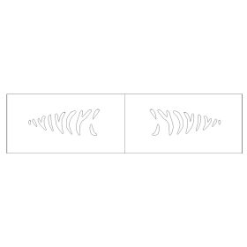 Lure stencil - 6cm - 17