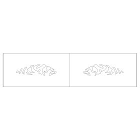 Lure stencil - 6cm - 19