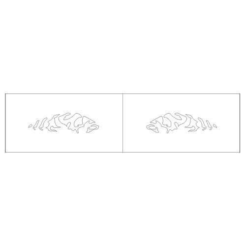 Lure stencil - 6cm - 19