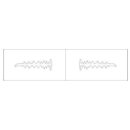 Lure stencil - 6cm - 2