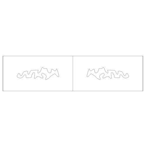 Lure stencil - 6cm - 20