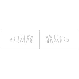 Lure stencil - 6cm - 6