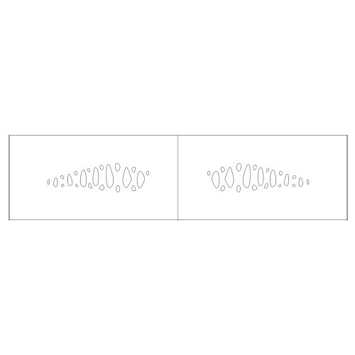 Lure stencil - 6cm - 7