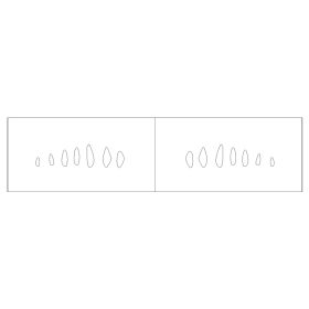 Lure stencil - 6cm - 9