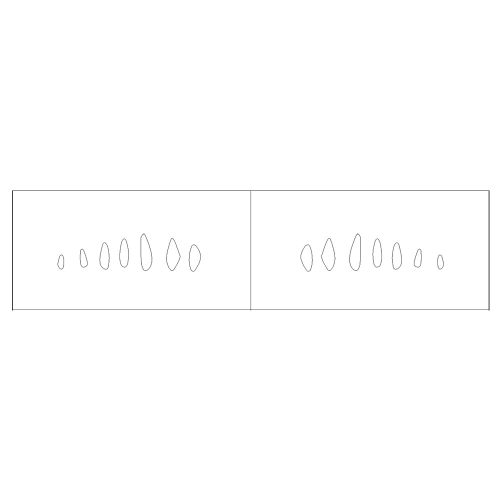 Lure stencil - 6cm - 9