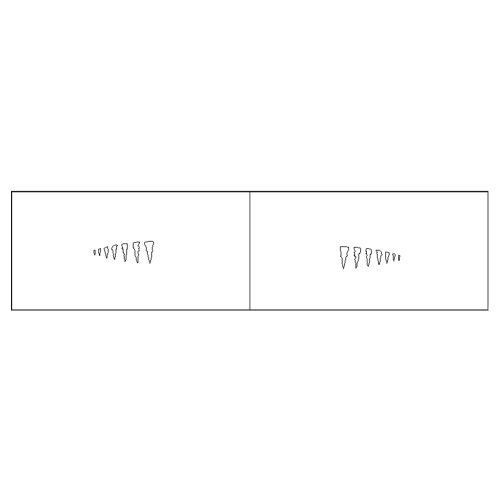 Lure stencil - 2,5cm - 1