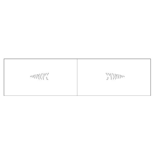 Lure stencil - 2,5cm - 17