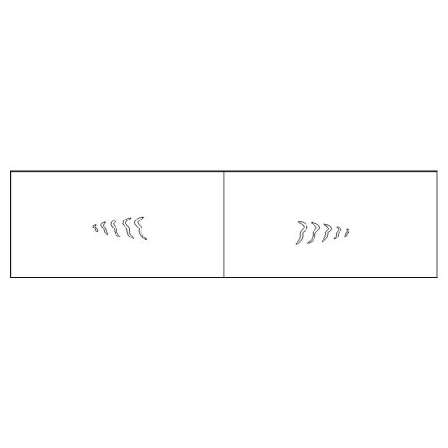 Lure stencil - 2,5cm - 3