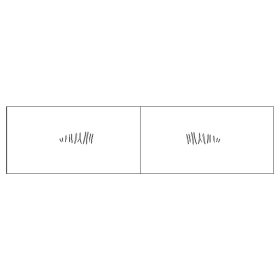 Lure stencil - 2,5cm - 6