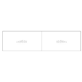 Lure stencil - 2,5cm - 9