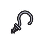 Rozsdamentes szemes csavar